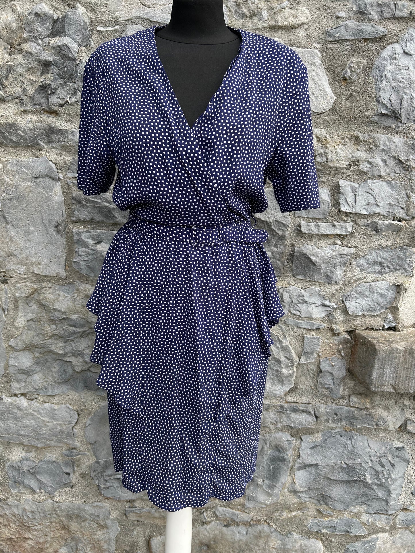 80s polka dots dress uk 8