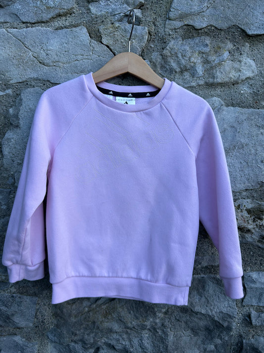 Light pink logo sweatshirt 3-4y (98-104cm)