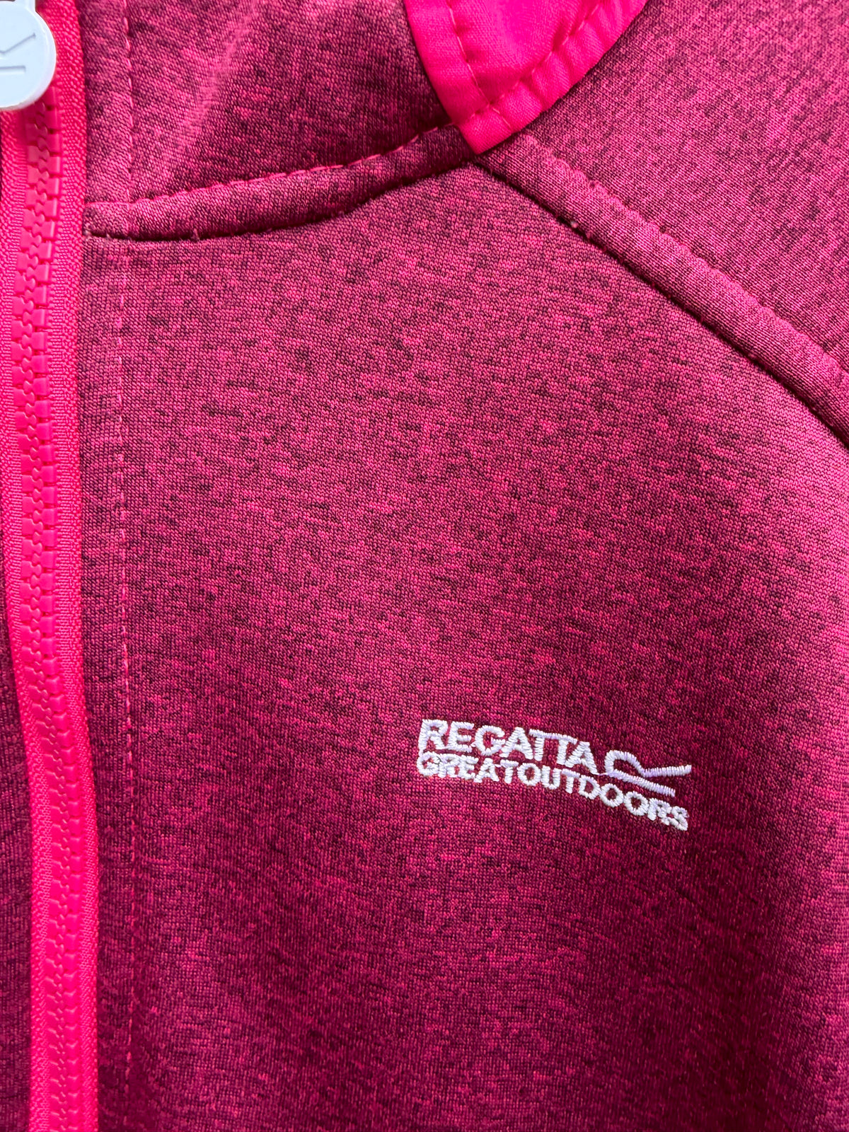 Pink softshell jacket  7-8y (122-128cm)