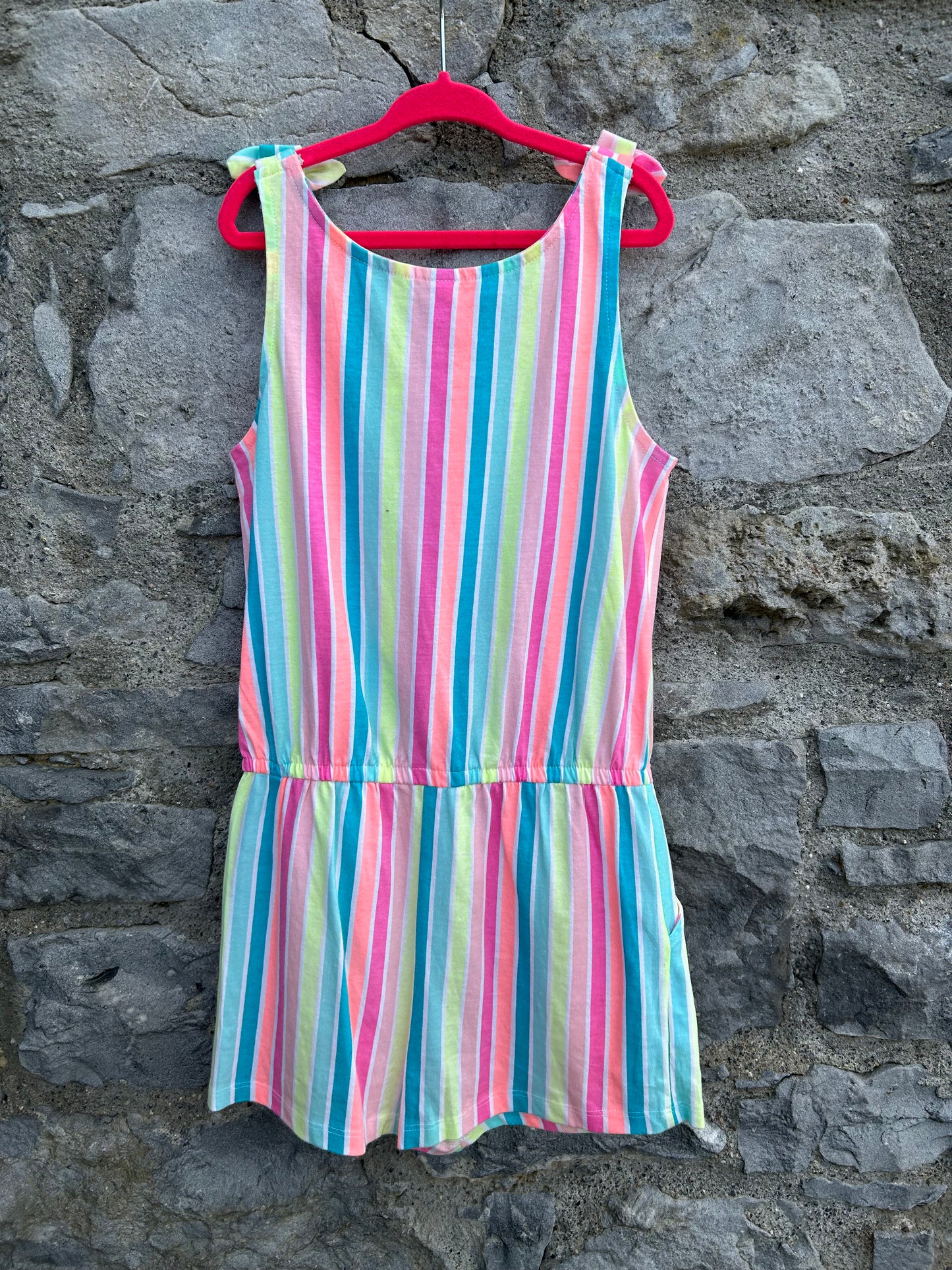 Neon stripy jumpsuit 8y (128cm)