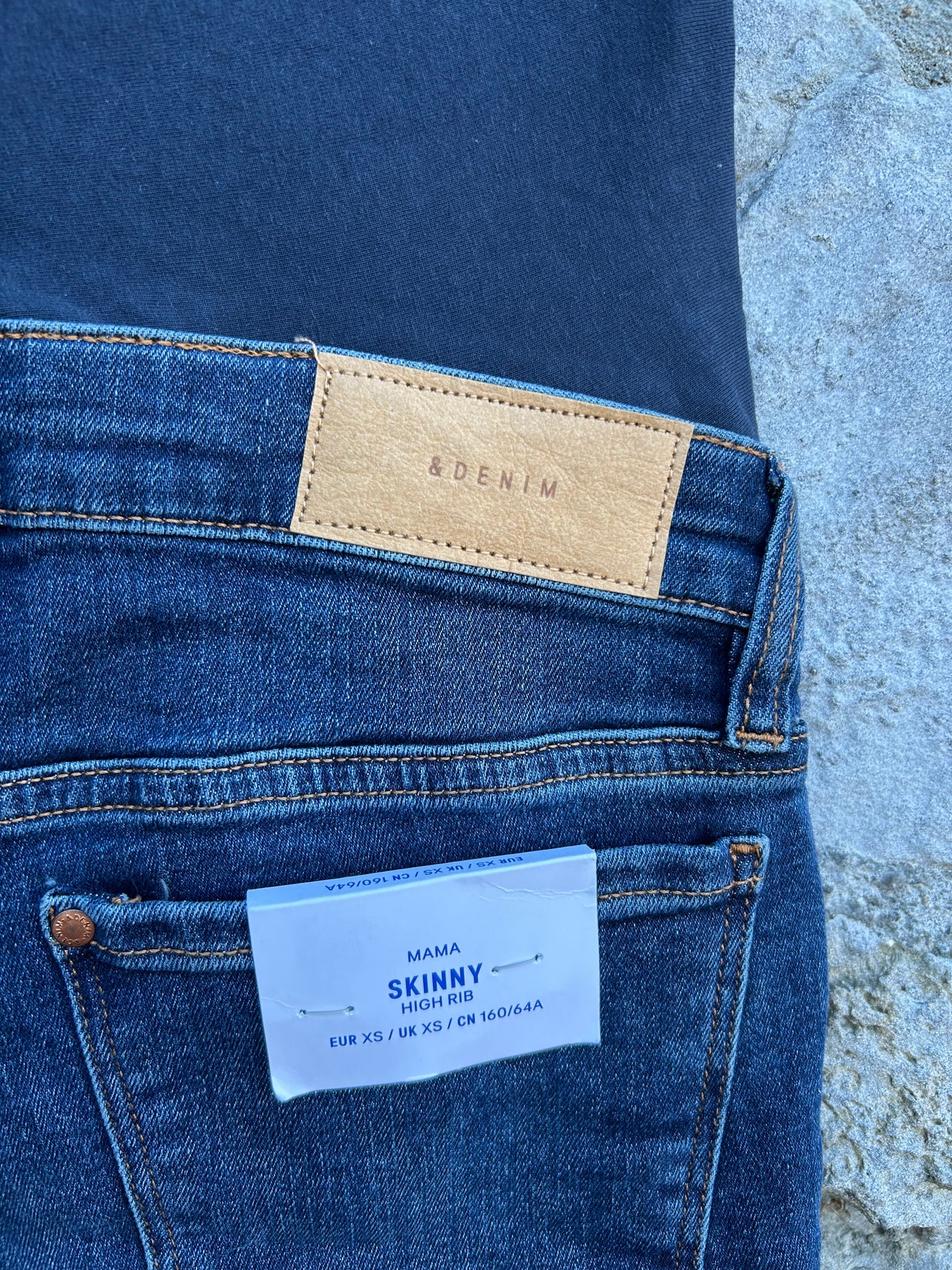 Skinny high rib skinny jeans uk 8