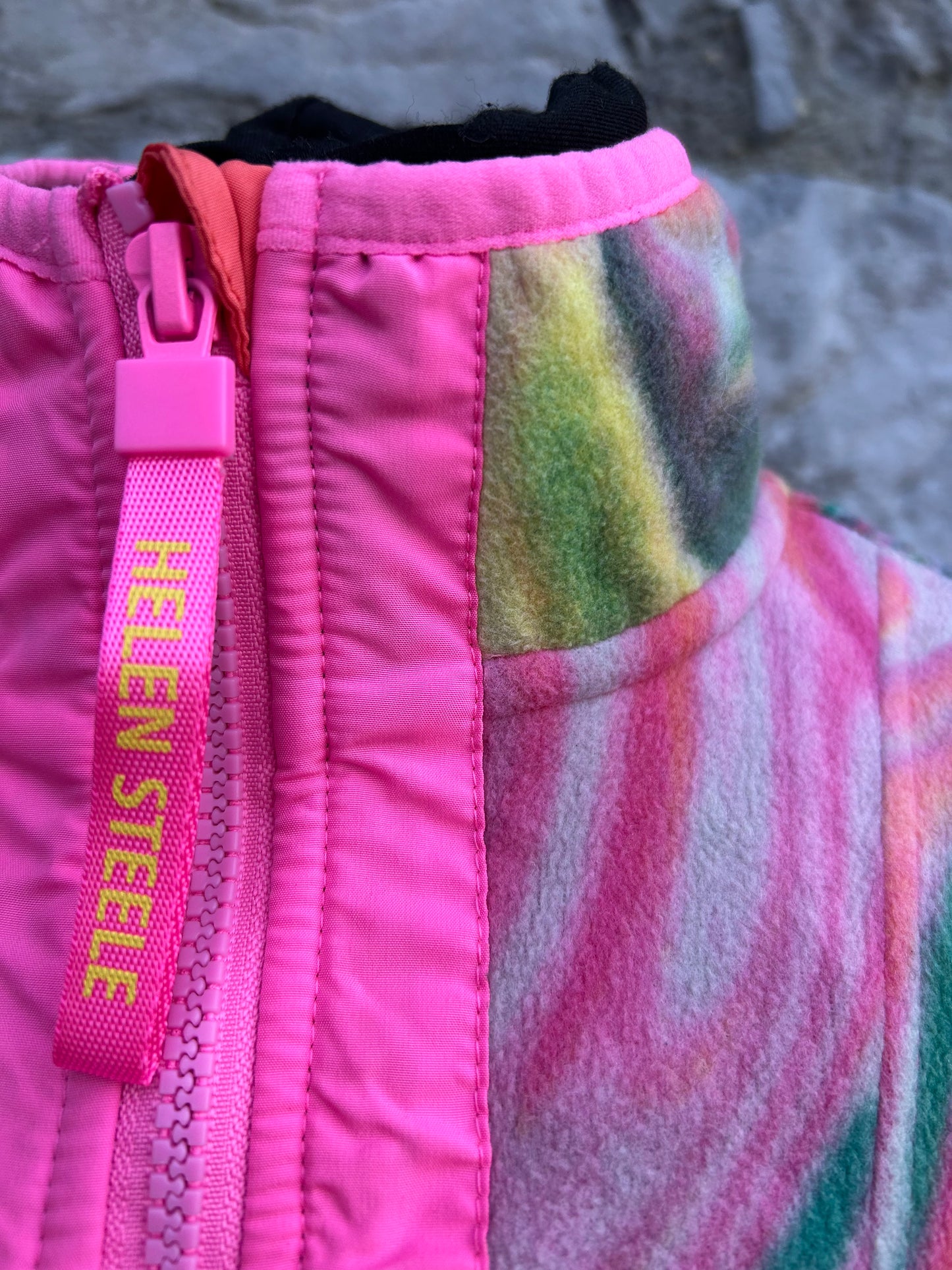 Colourful marble fleece uk 10-12