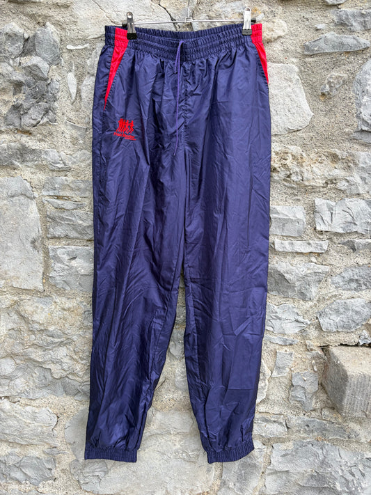 80s navy shell pants Medium