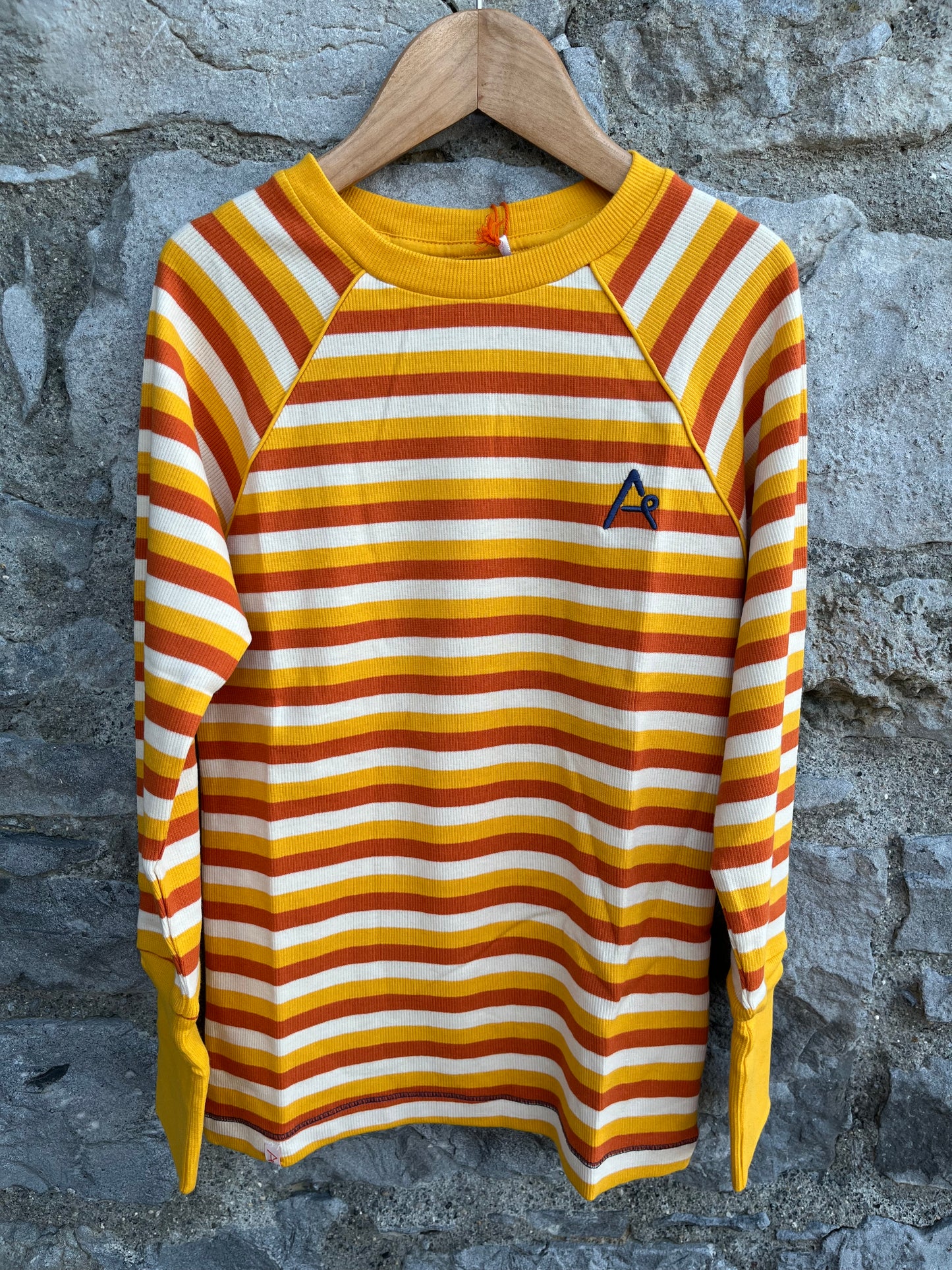 Citrus Retro Stripes top  9y (134cm)