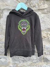 Load image into Gallery viewer, Monkey black hoodie  4-5y (104-110cm)
