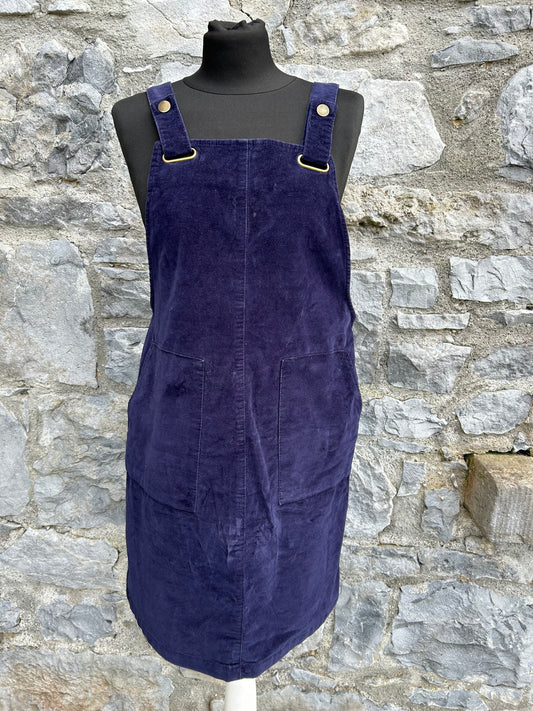 Navy velour pinafore uk 14-16