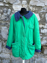 Load image into Gallery viewer, 80s green jacket uk 12
