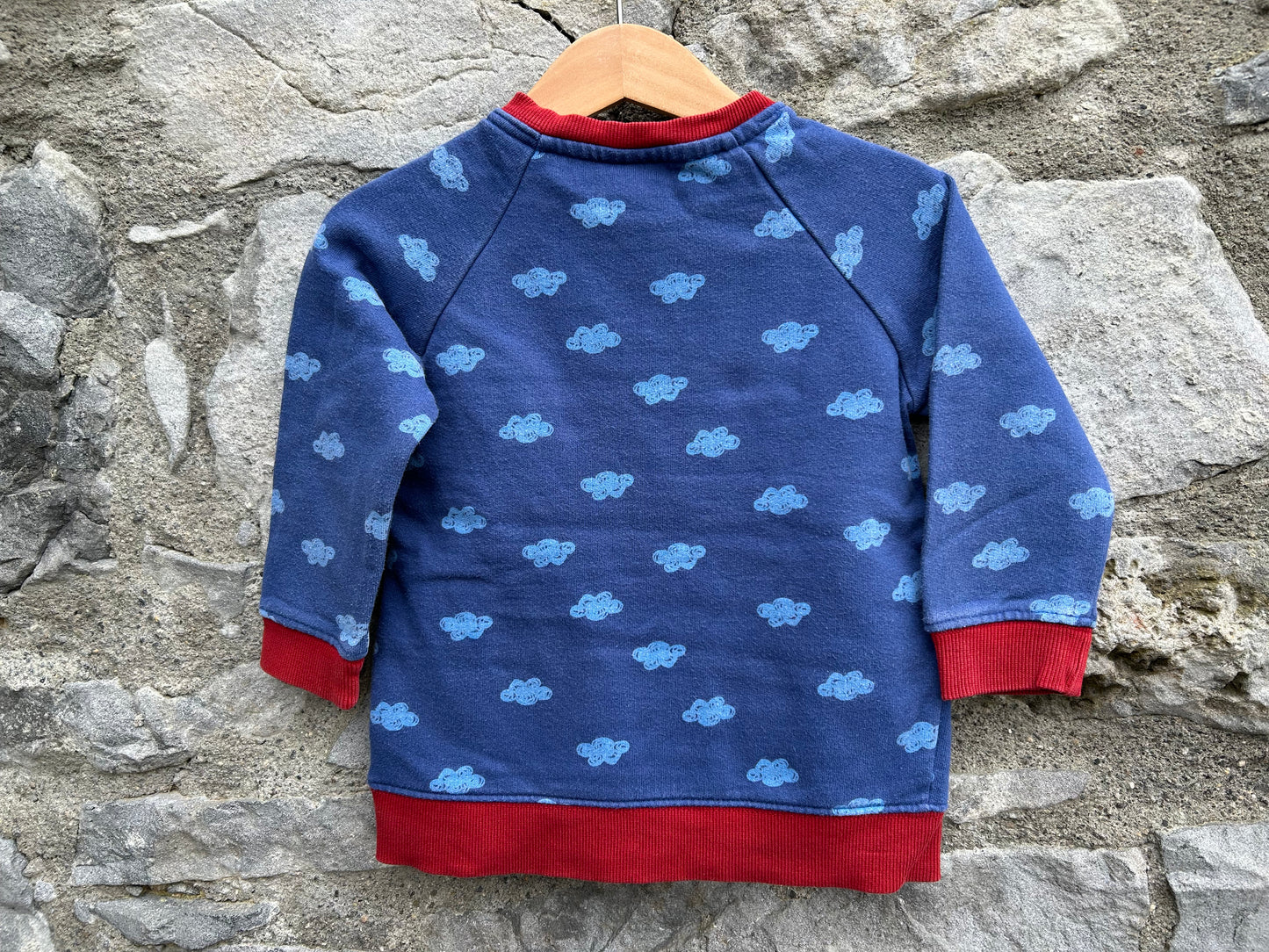 Frugi Dragon cloudy sweatshirt   2-3y (92-98cm)