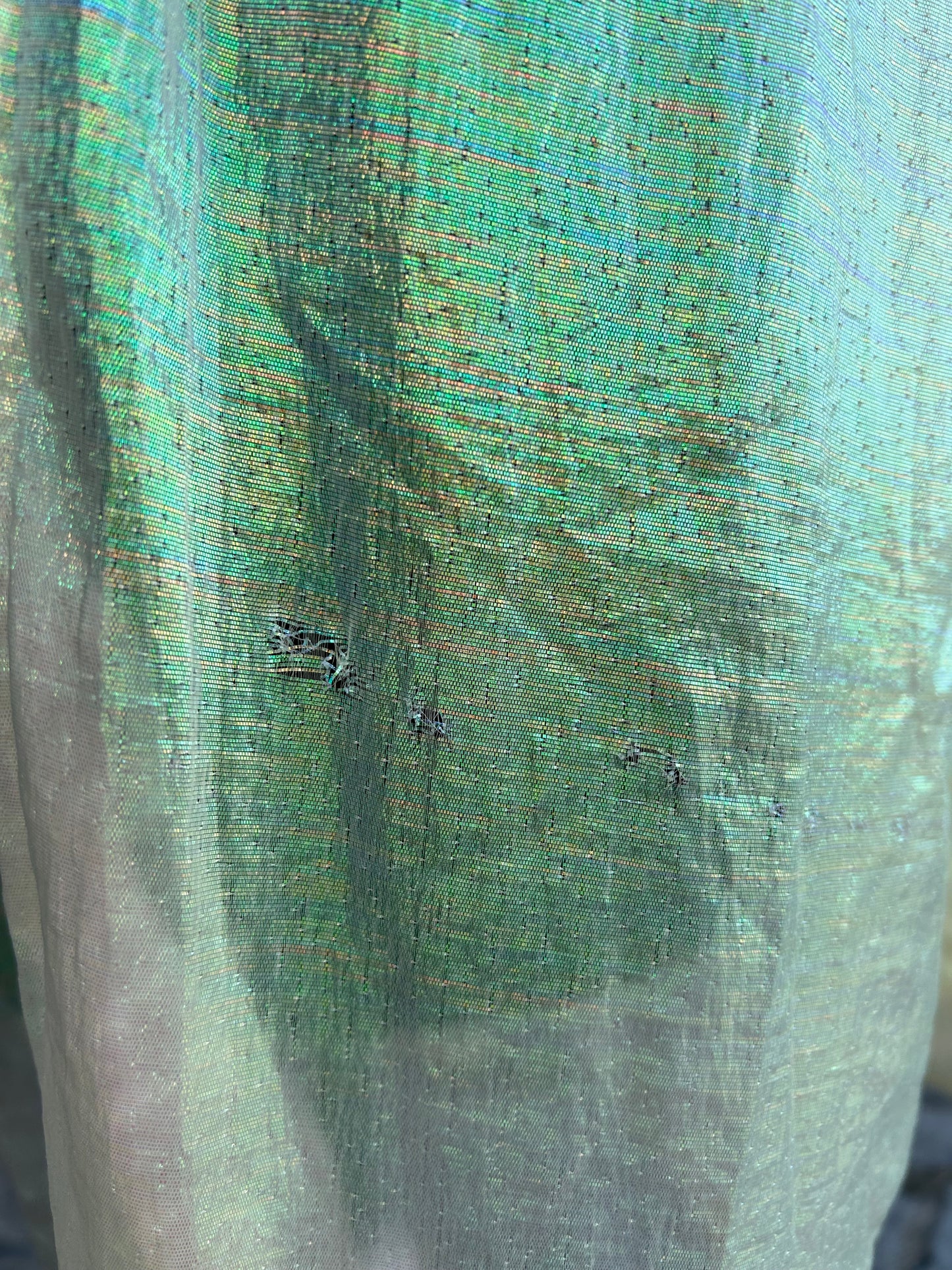 Iridescent sheer shirt uk 14-16