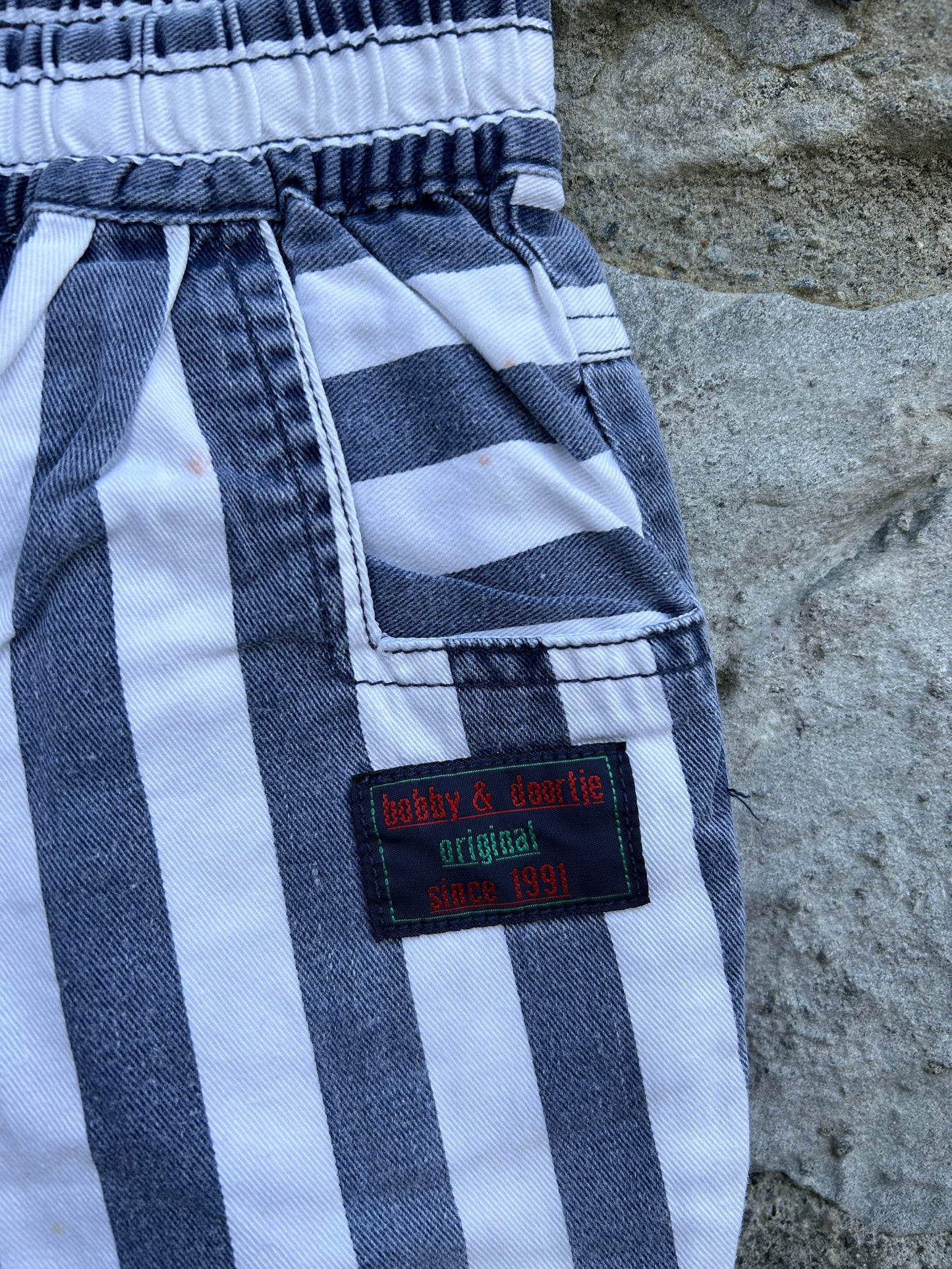 90s grey stripes pants   6-9m (68-74cm)