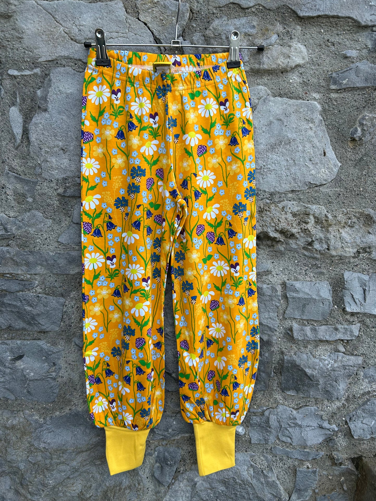 Yellow meadow baggy pants  5-6y (110-116cm)