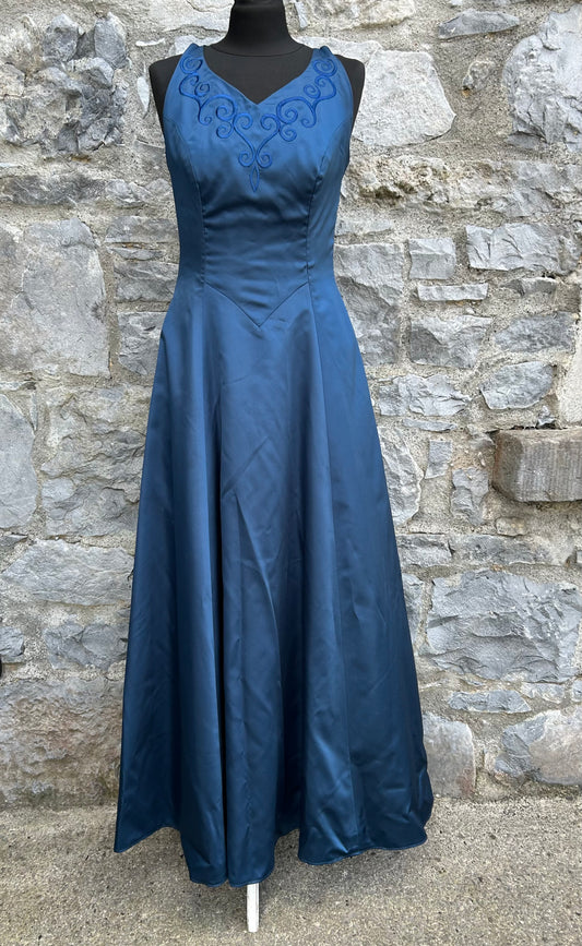 90s blue dress uk 10-12
