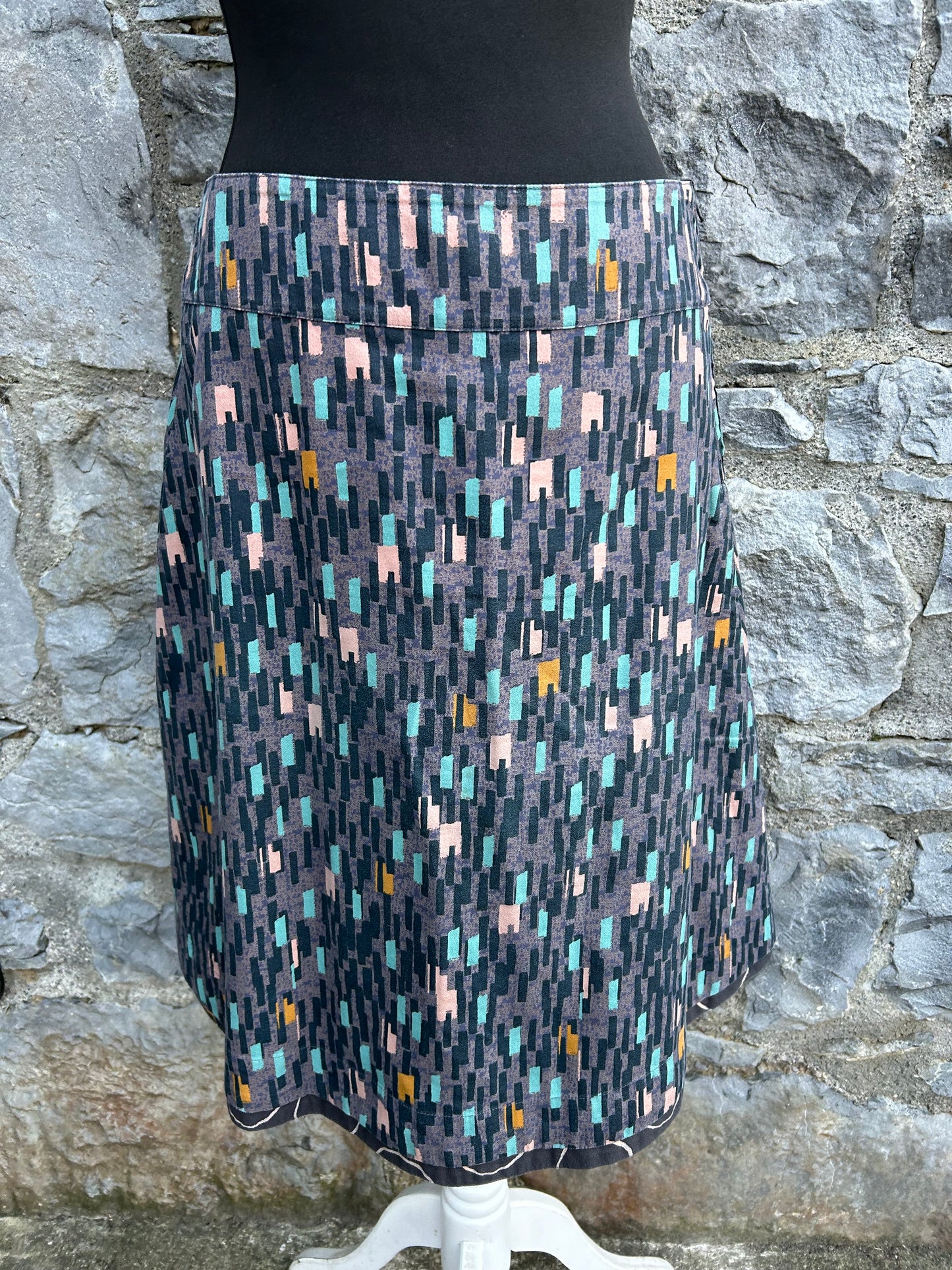 Reversible spotty&circles skirt uk 10-12