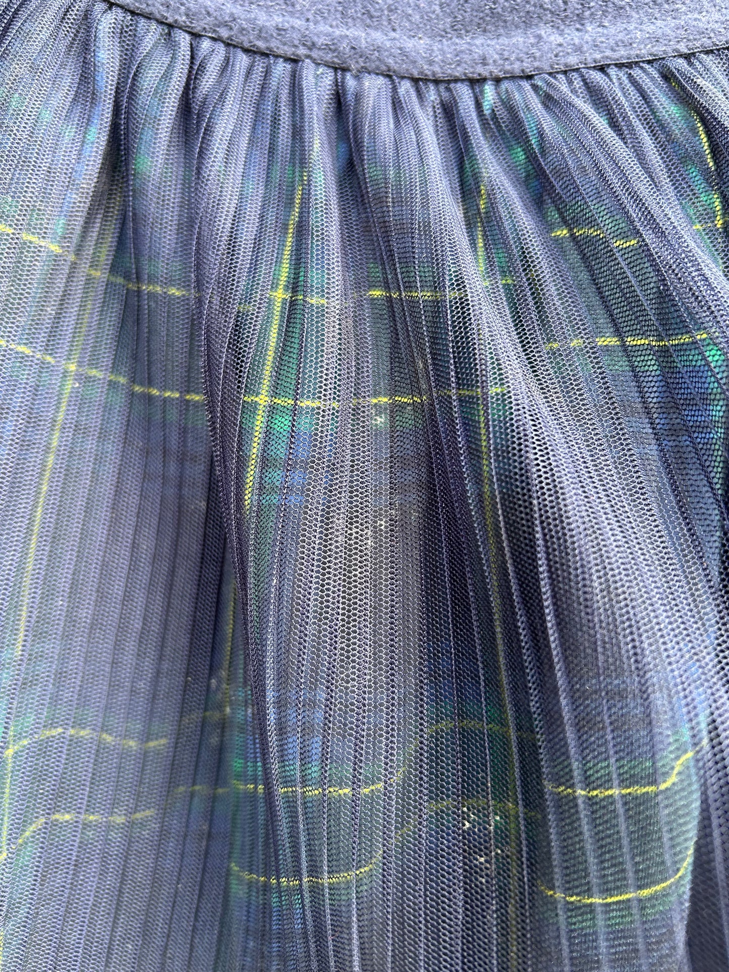 Green check skirt  4-5y (104-110cm)