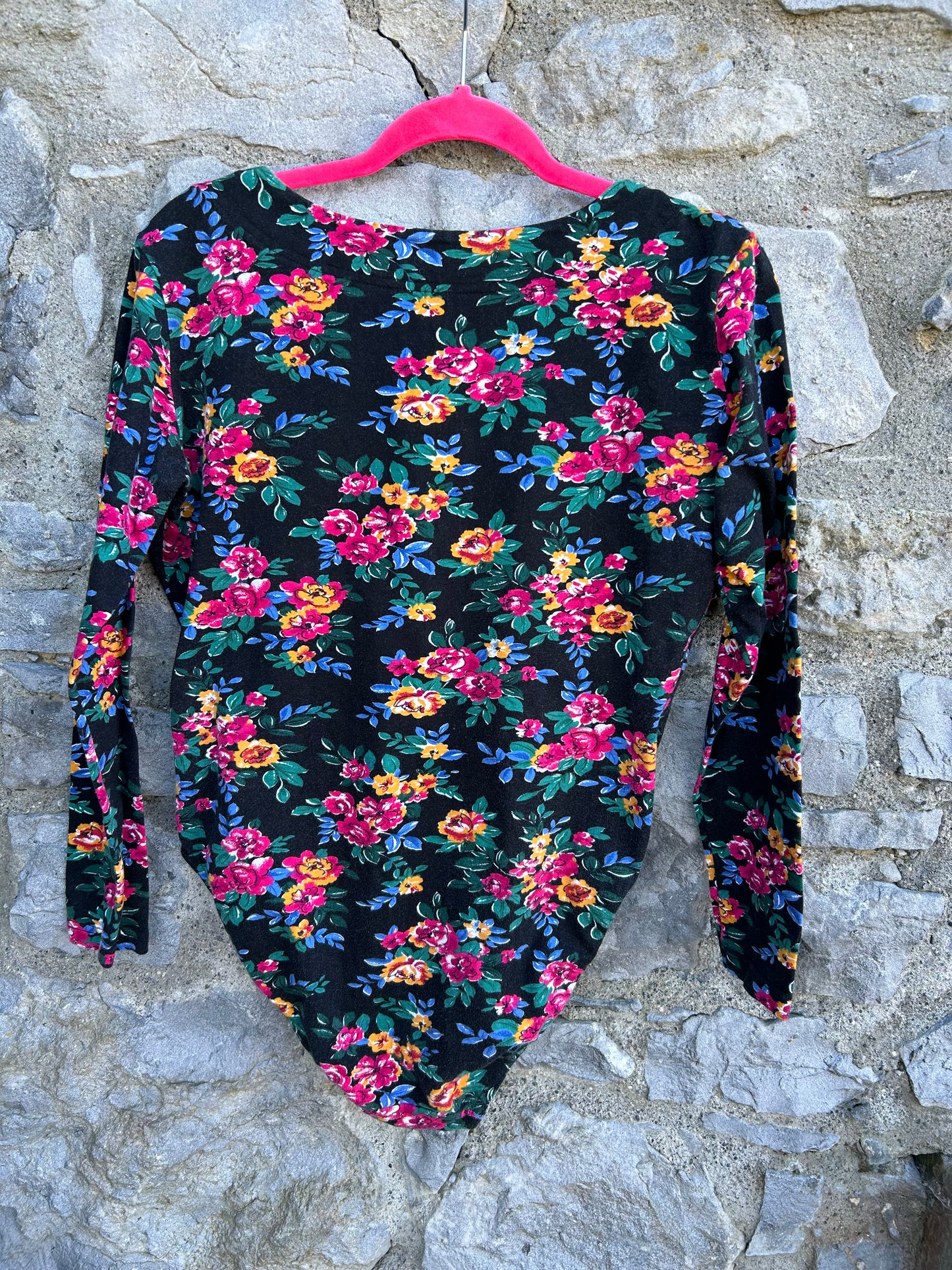 90s floral bodysuit uk 14