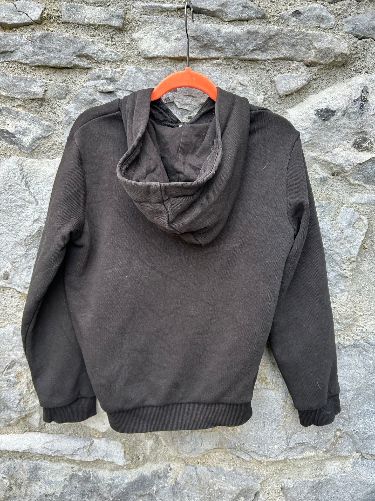 Black logo hoodie  6-7y (116-122cm)