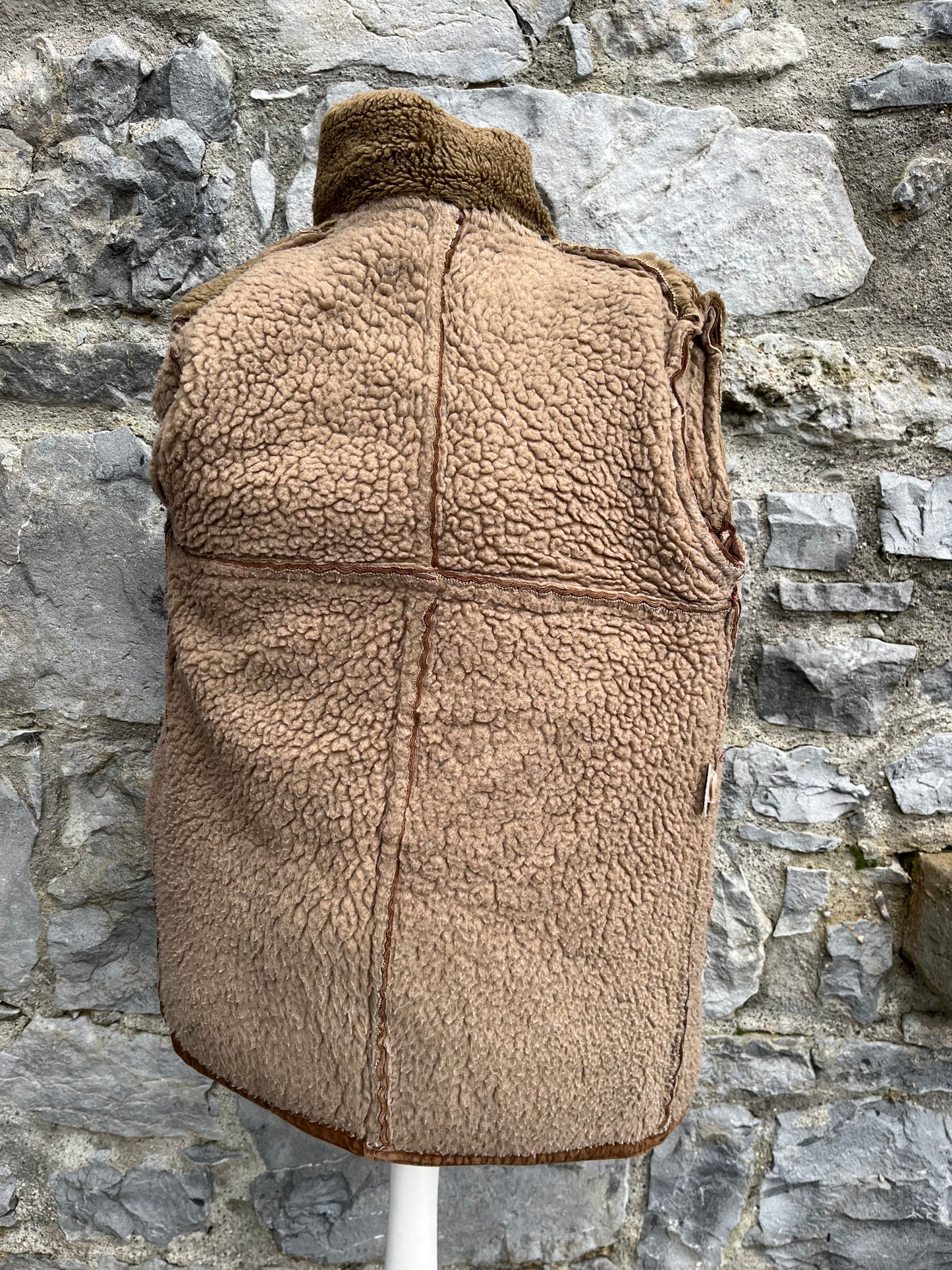 Brown sheepskin coat uk 8