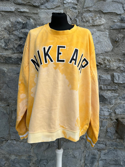 Yellow bleached sweatshirt XL