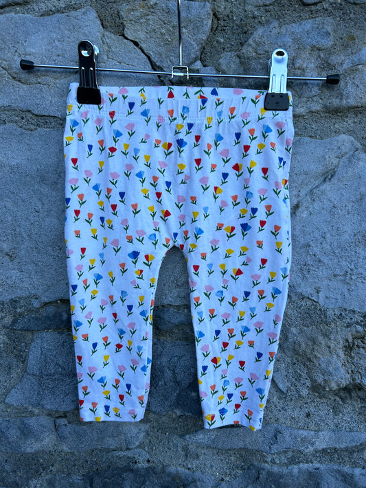 Floral leggings  3-6m (62-68cm)