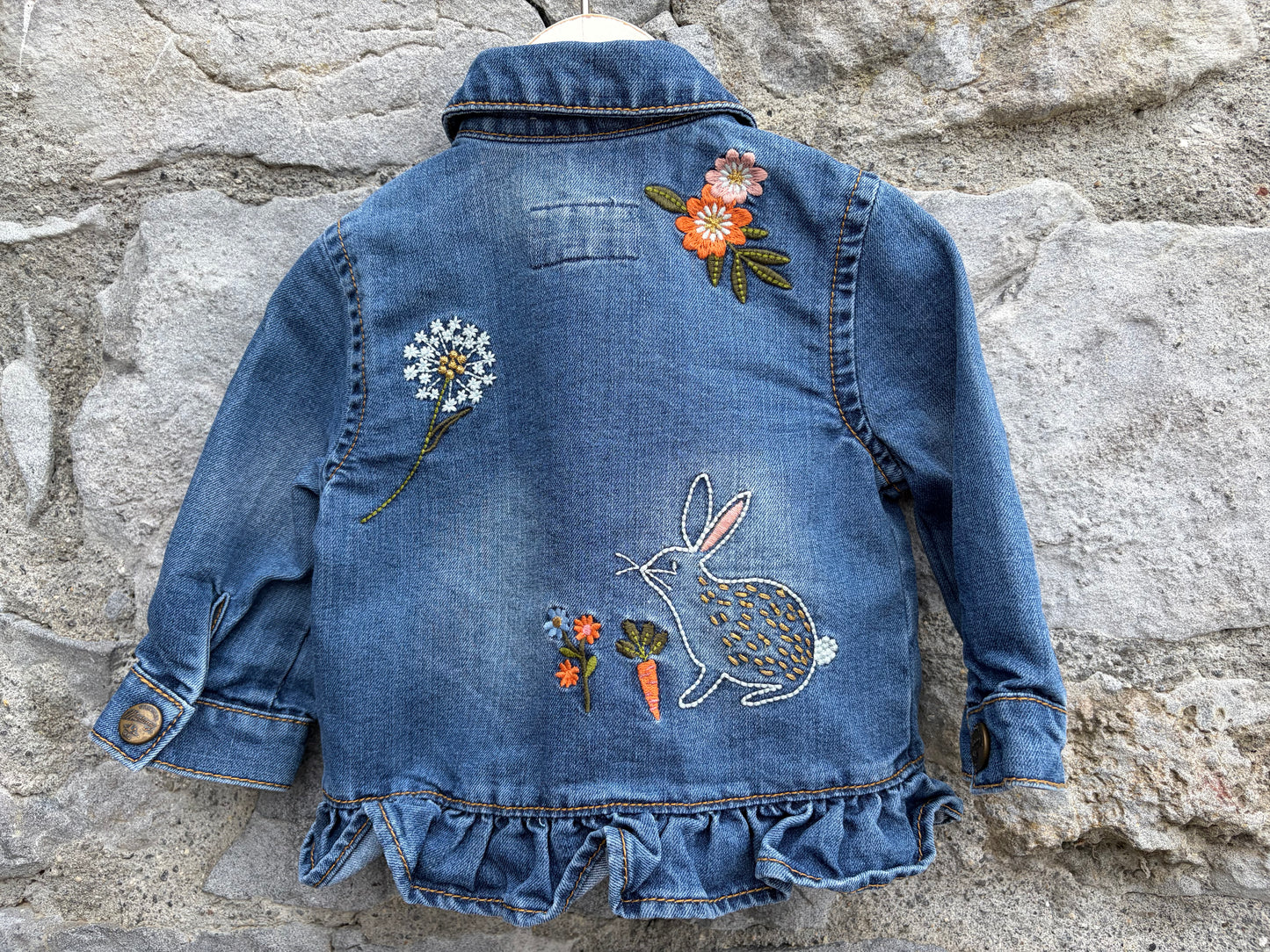Embroidered denim jacket  6-9m (68-74cm)