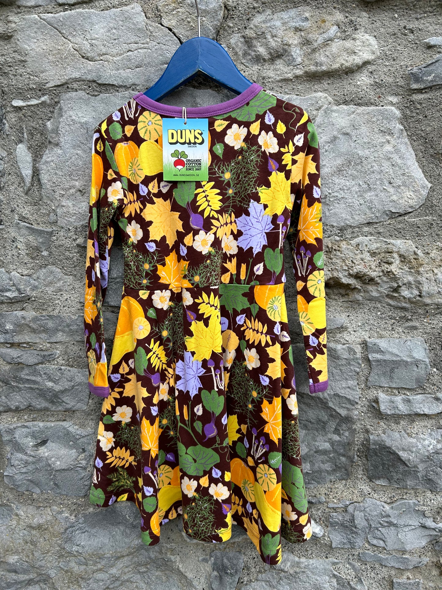 Autumn print dress  4-5y (104-110cm)