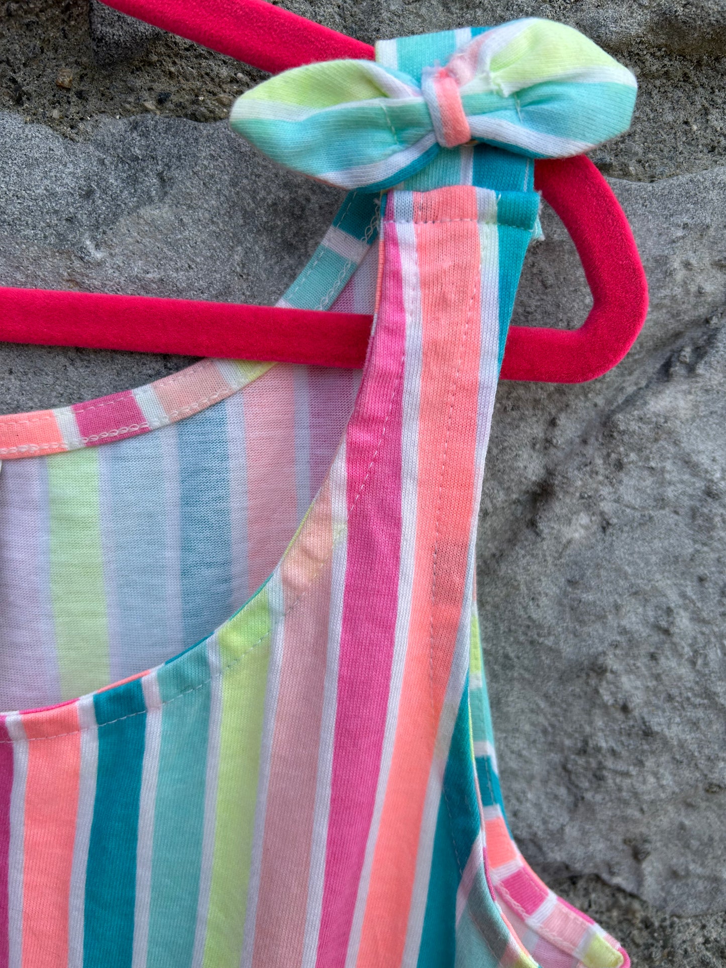 Neon stripy jumpsuit 8y (128cm)
