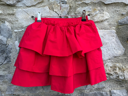 Red tiered skirt  5-6y (110-116cm)