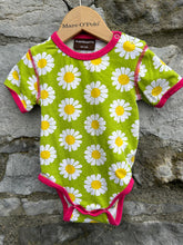 Load image into Gallery viewer, Green daisies vest  3-6m (62-68cm)
