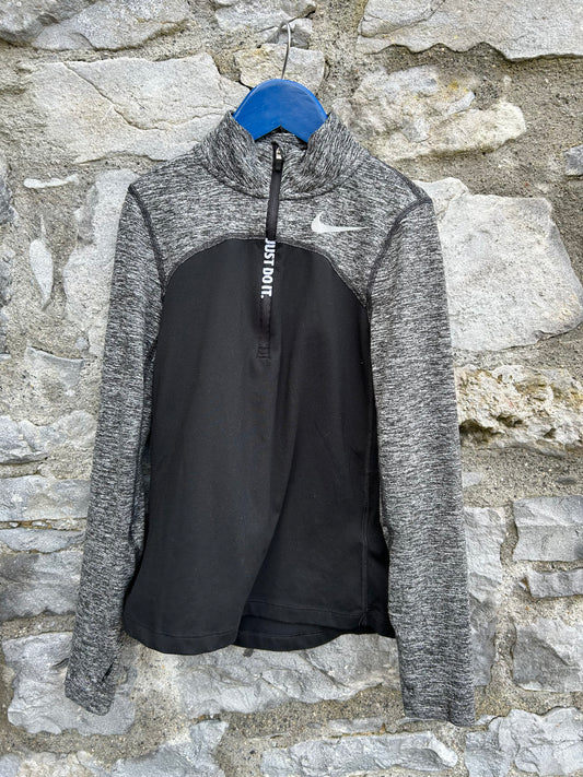 Grey&black sport top  9-10y (134-140cm)