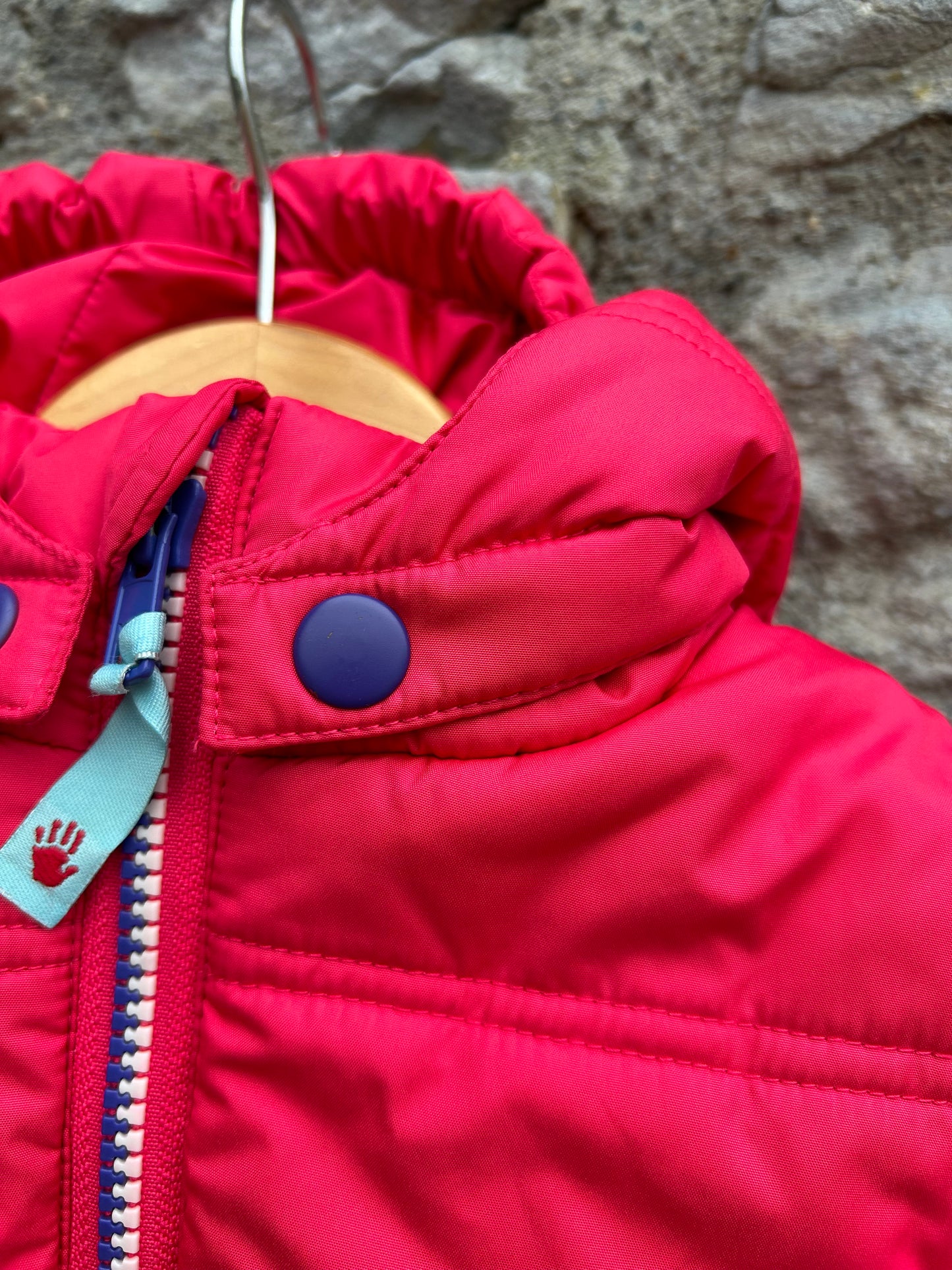 Pink puffy jacket   9m (74cm)