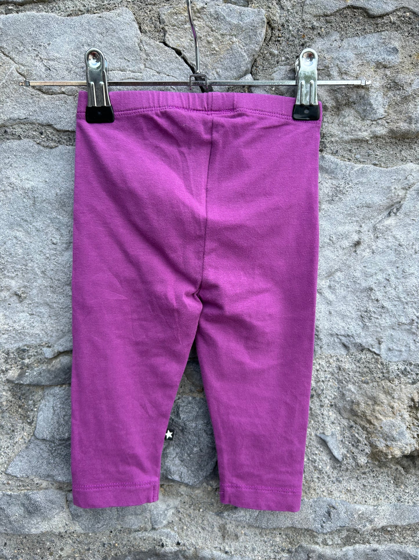 Purple leggings  6m (68cm)