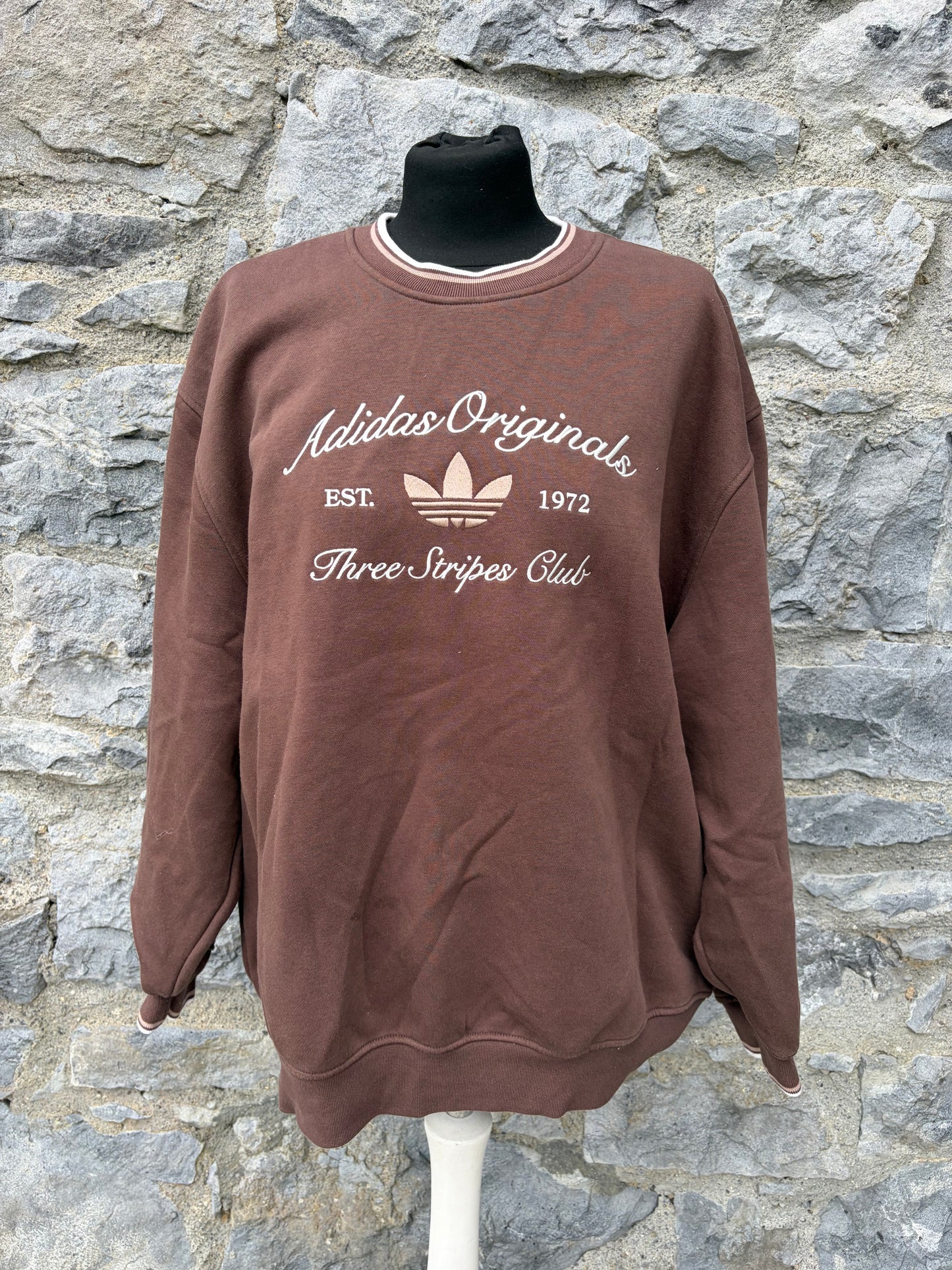 Brown Leisure Club Crew Sweatshirt uk 10