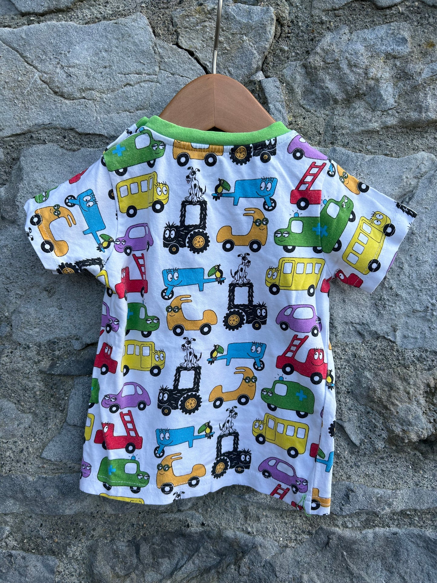 Colourful vehicles T-shirt  9-12m (74-80cm)