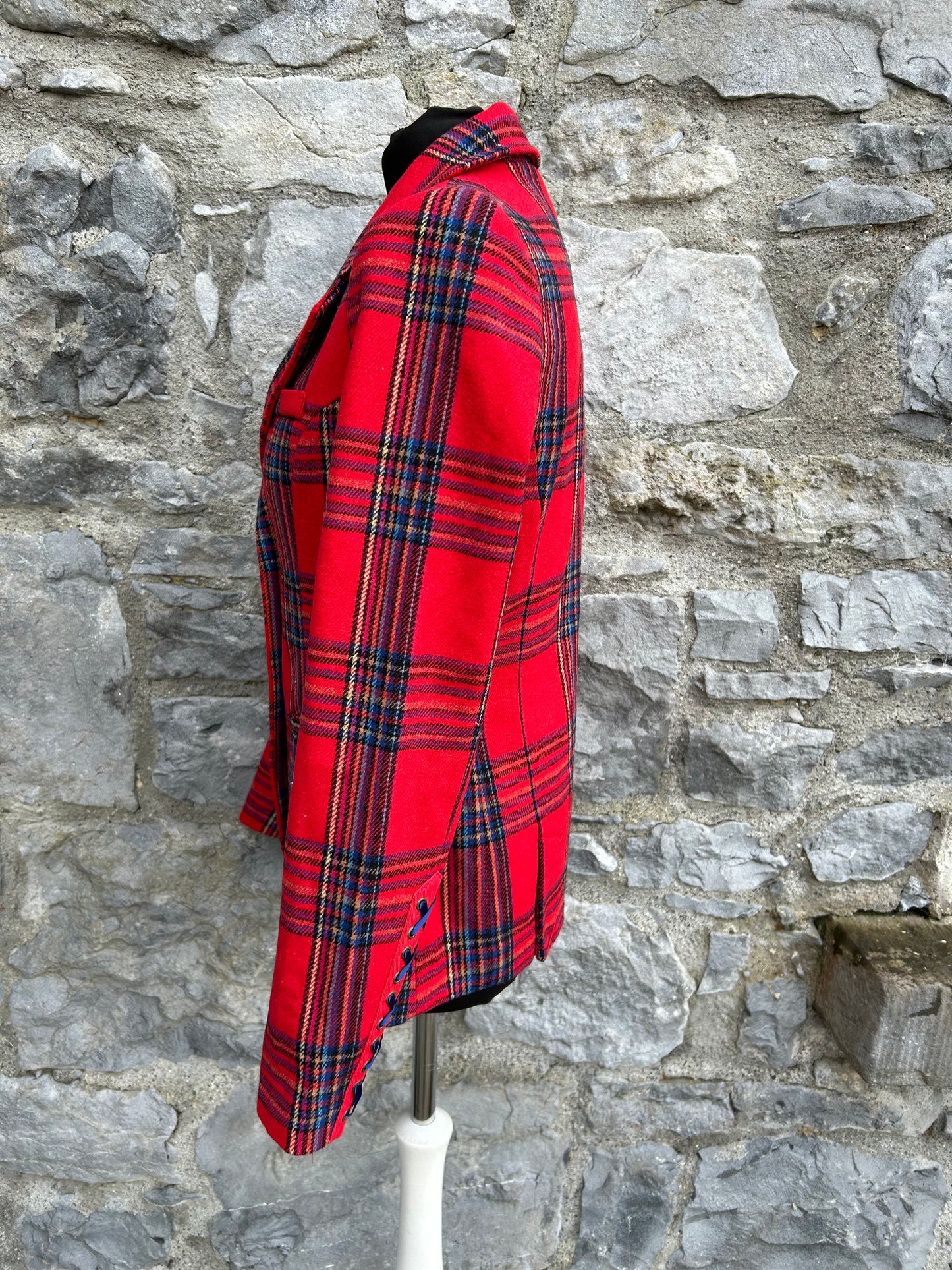 Red tartan jacket uk 10