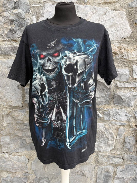 Skeleton black t-shirt Medium