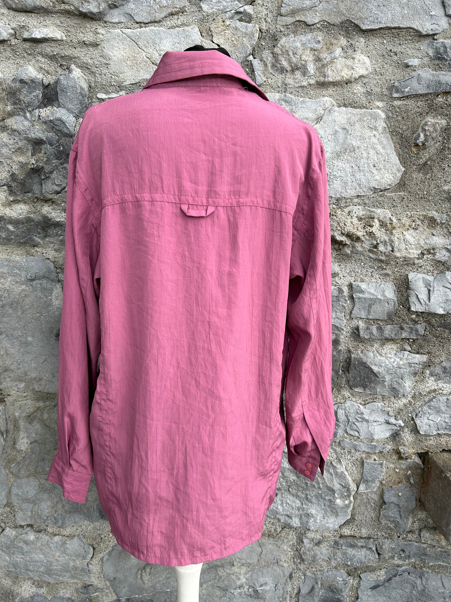 90s Pink blouse uk 14