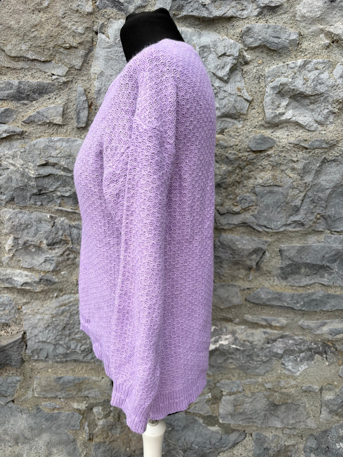 Lilac honeycomb jumper uk 8-10