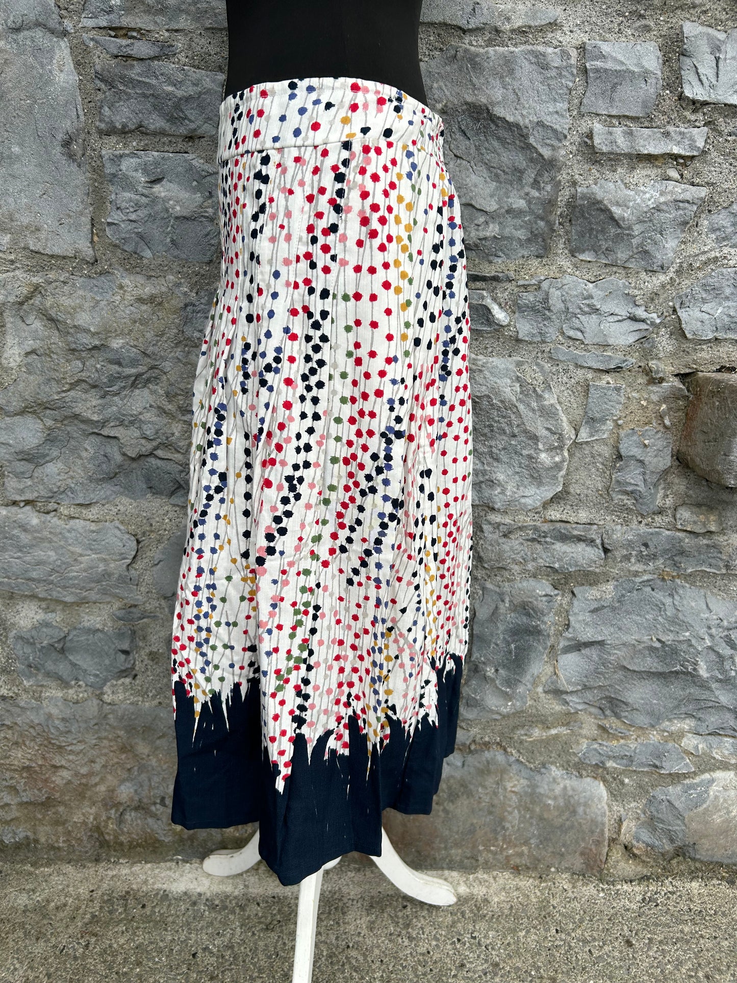 Colourful spotty skirt uk 14