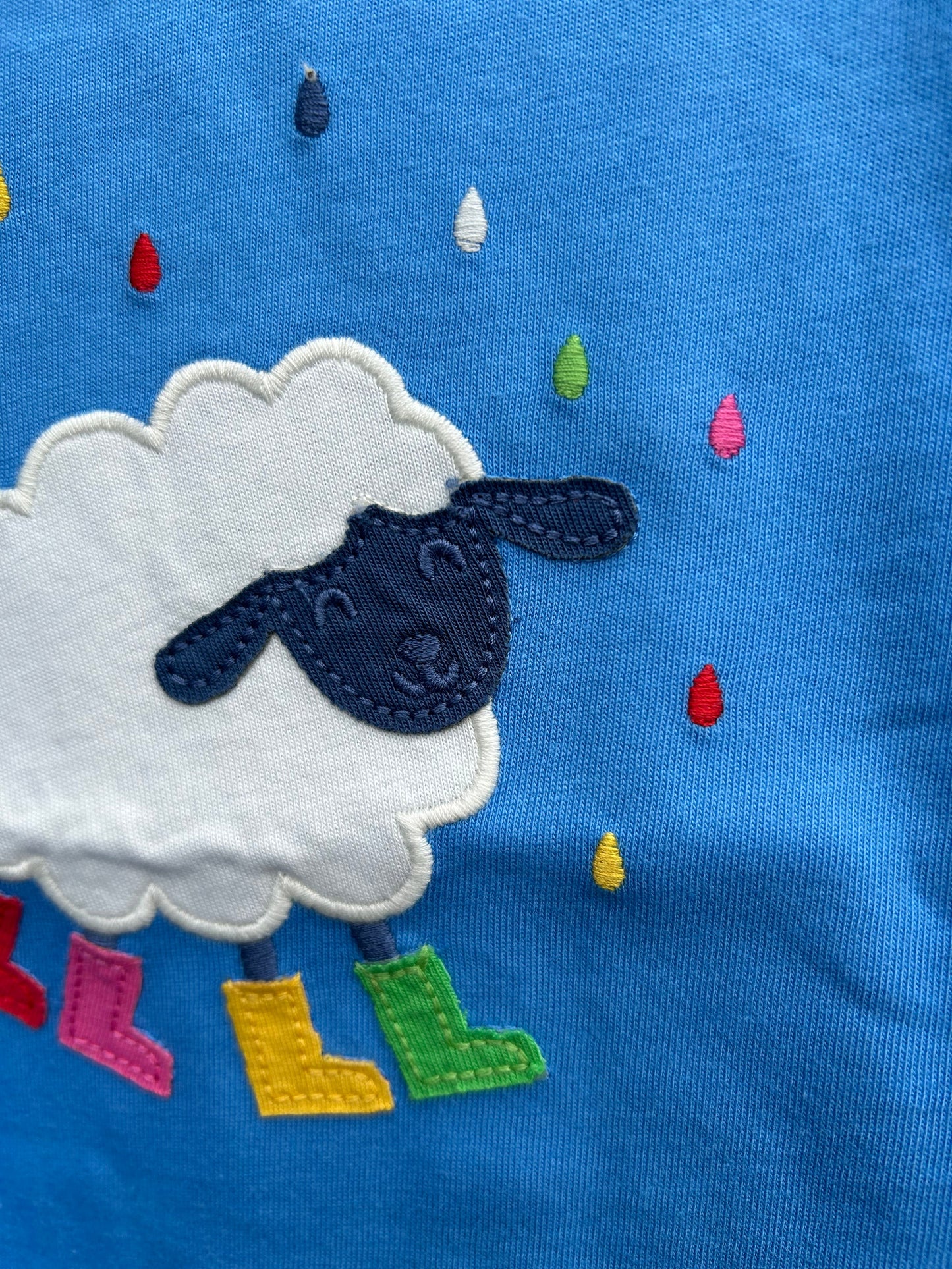 Sheep blue T-shirt  3y (98cm)