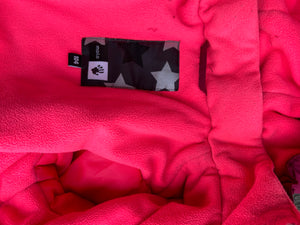 Pink stars winter jacket  4y (104cm)