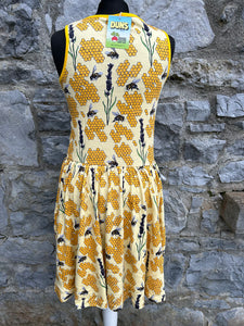 Yellow bees sleeveless dress 13y (158cm)