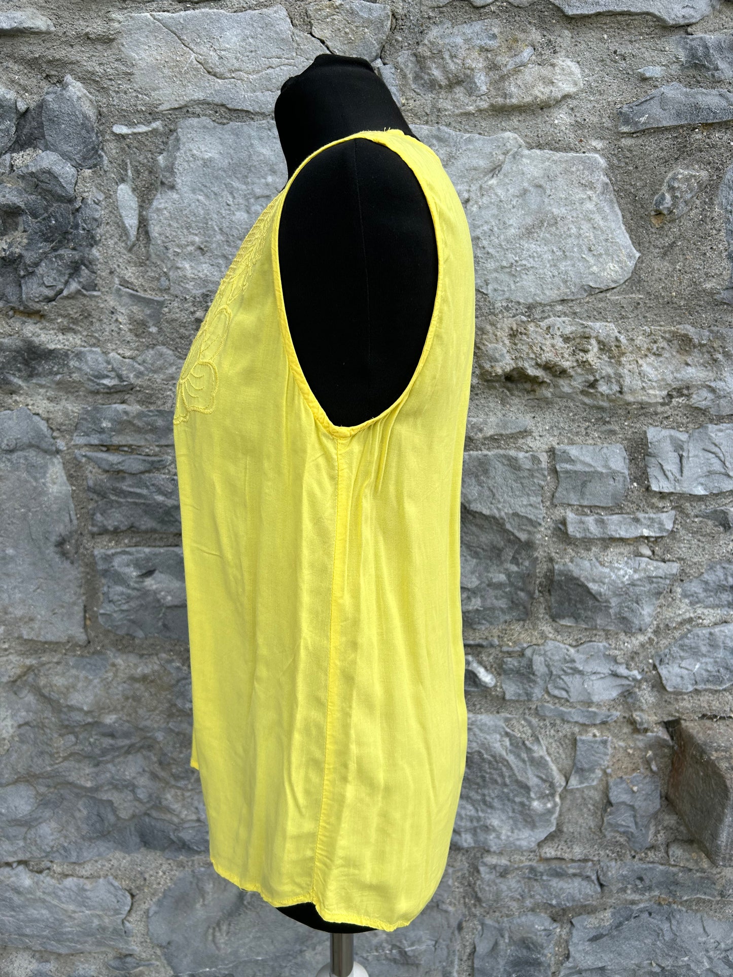 90s yellow top uk 12