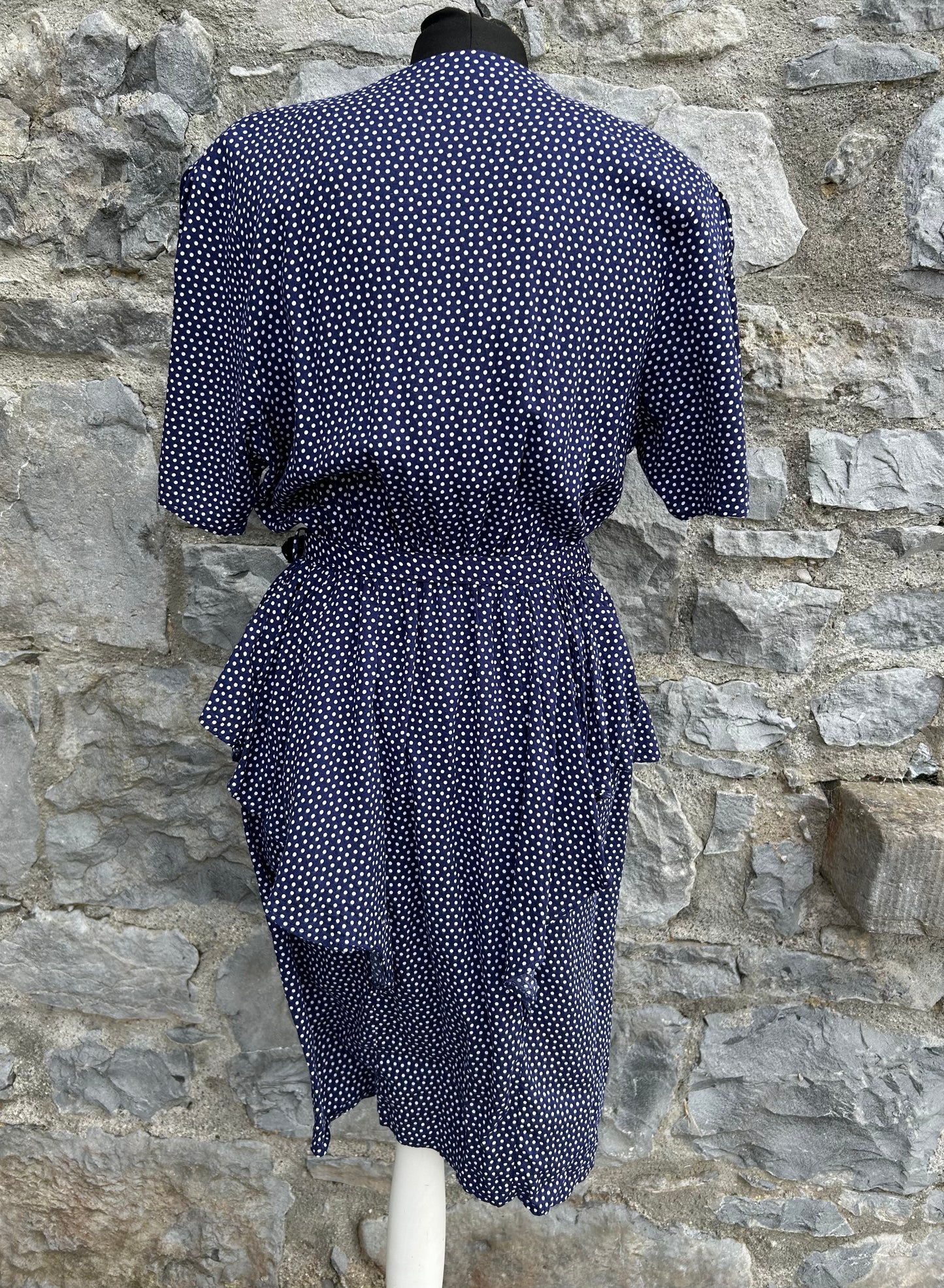 80s polka dots dress uk 8