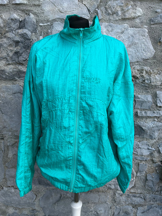 80s teal shell jacket Small