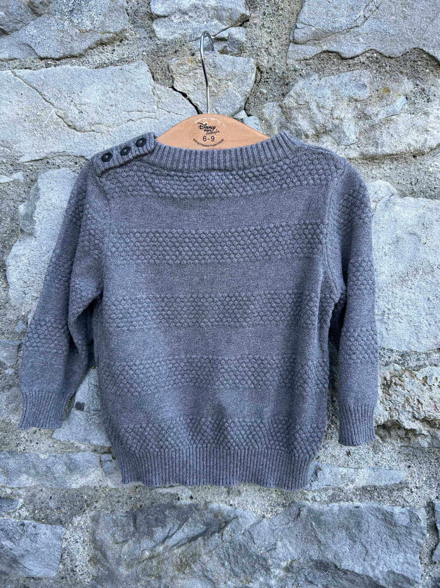 Grey jumper  12-18m (80-86cm)