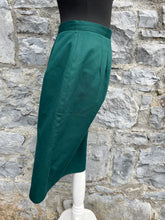 Load image into Gallery viewer, 90s green skirt uk 10
