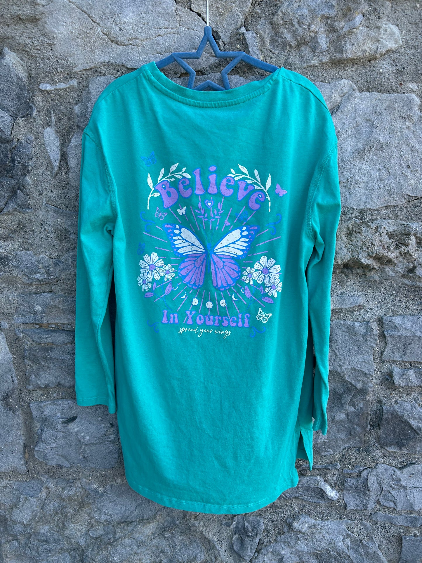 Believe green top  9-10y (134-140cm)