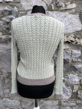 Load image into Gallery viewer, Sparkly pistachio jumper uk 8-10
