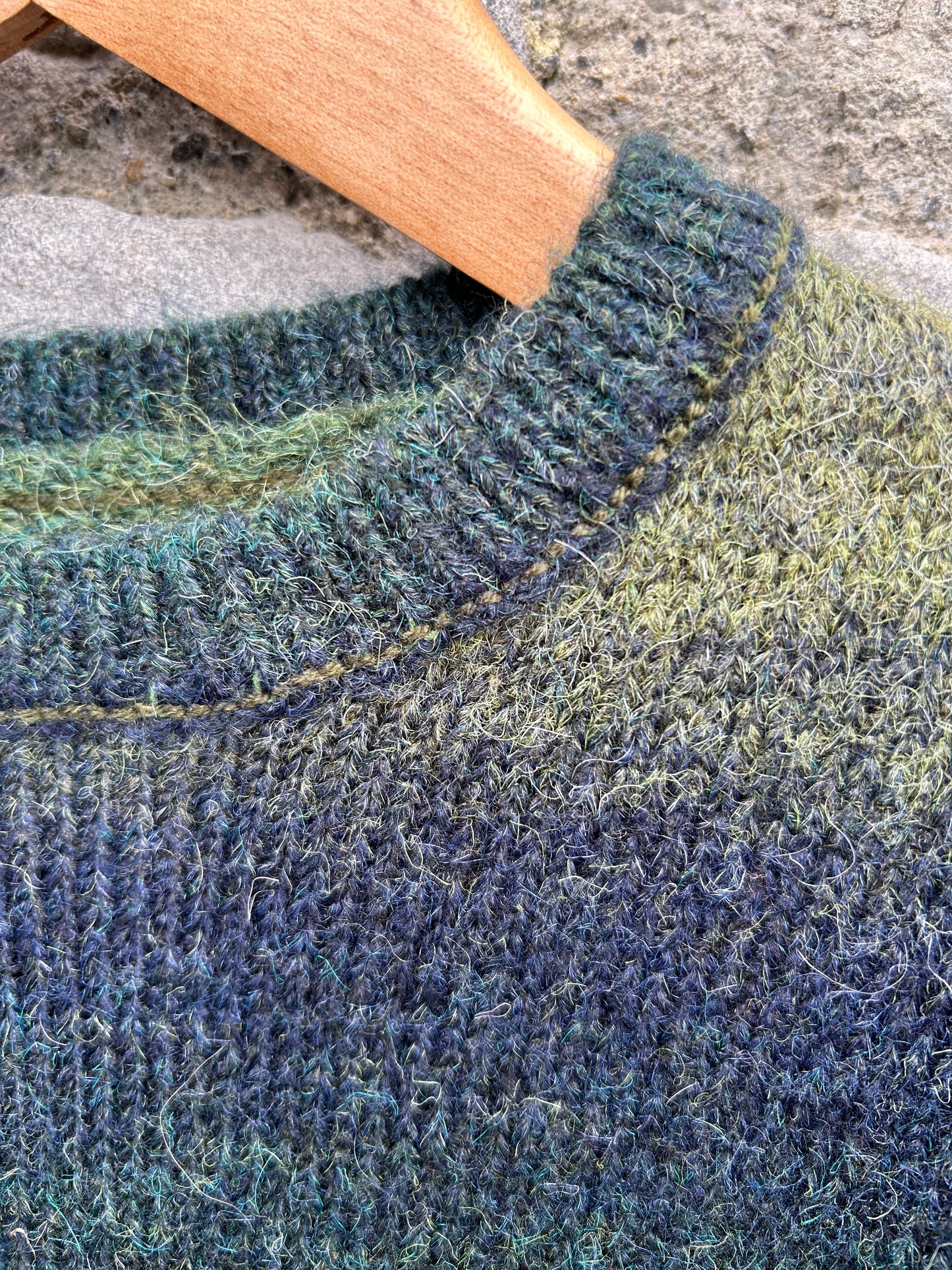 Green ombré jumper   4-5y (104-110cm)