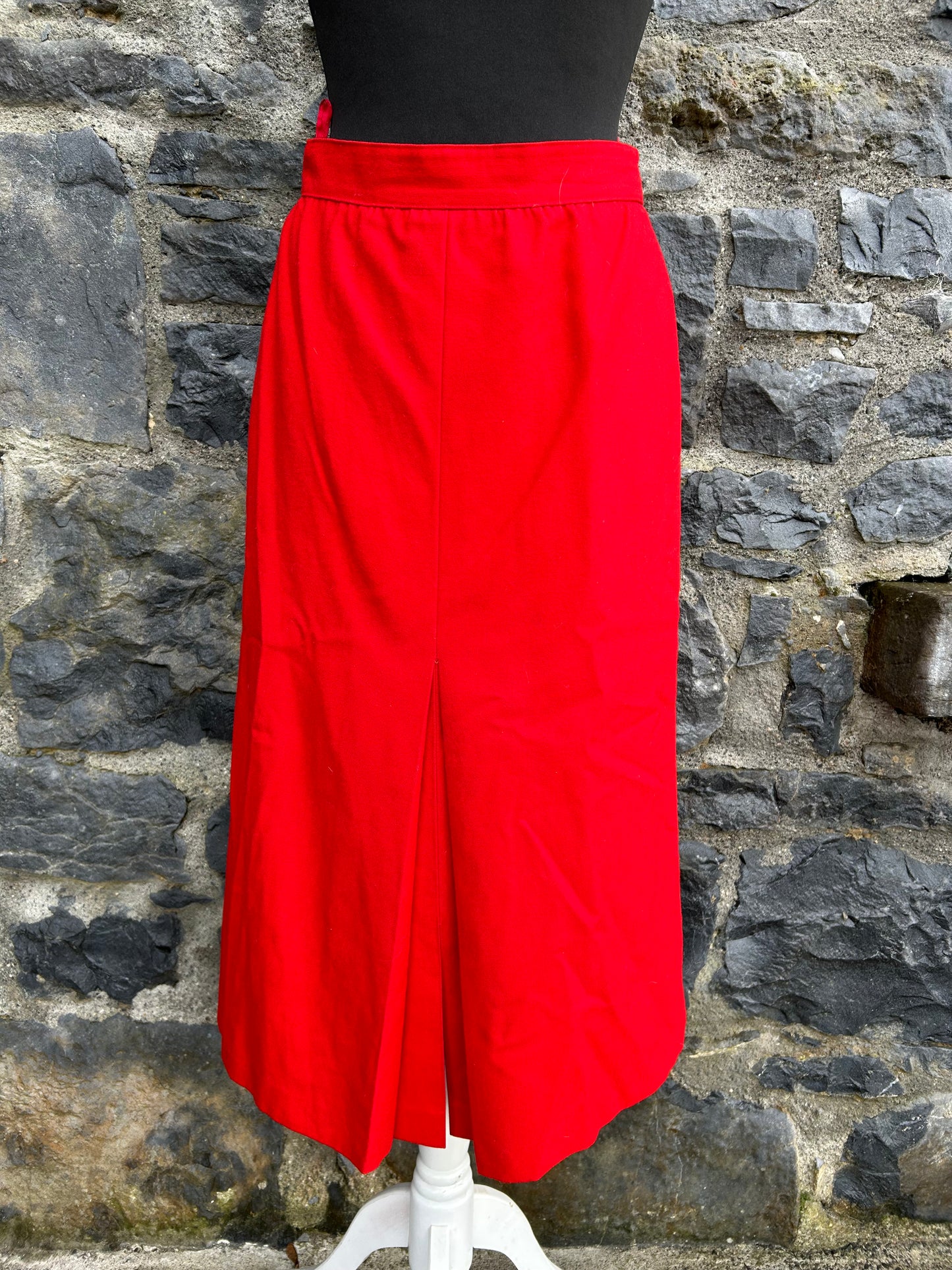 90s red skirt uk 8-10